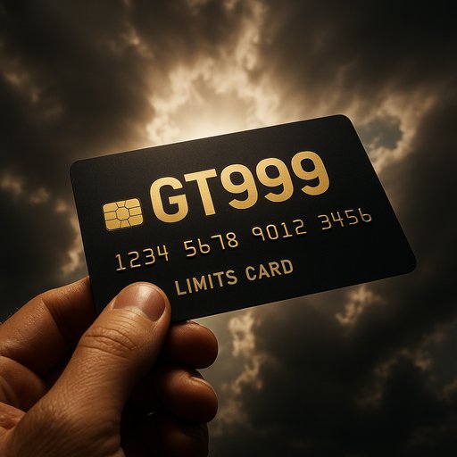 GT999 account limits card illustration