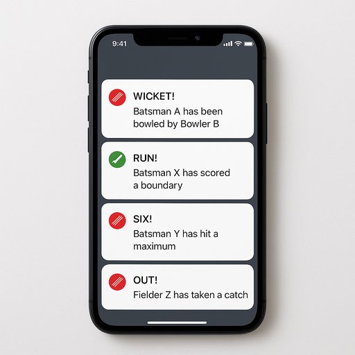 GT999 push notifications screen
