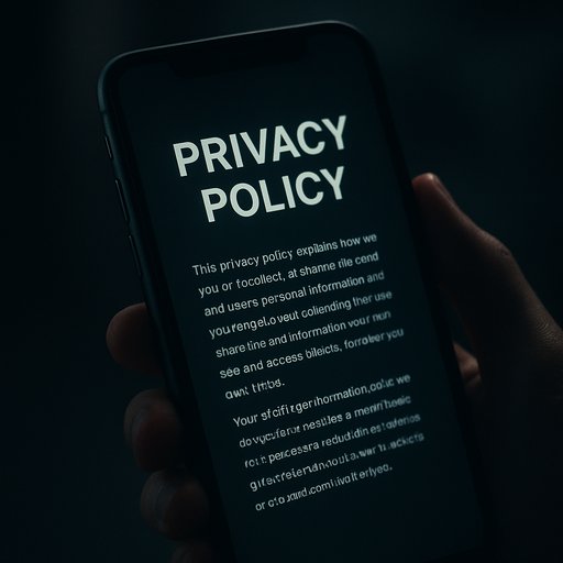 GT999 privacy policy screen